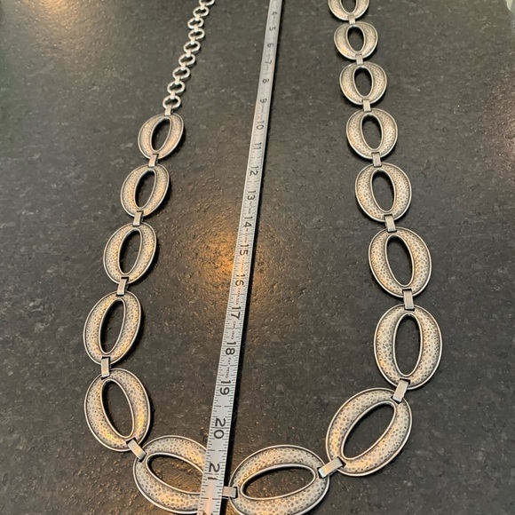 Fossil | Accessories | Fossil Belt Silver Tone Ovals On Link 